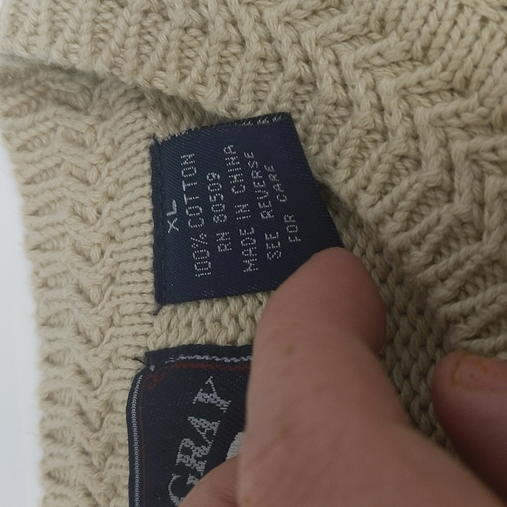 Woods & Gray 100% Cotton VTG Sweater NWT Size XL - Picture 6 of 8